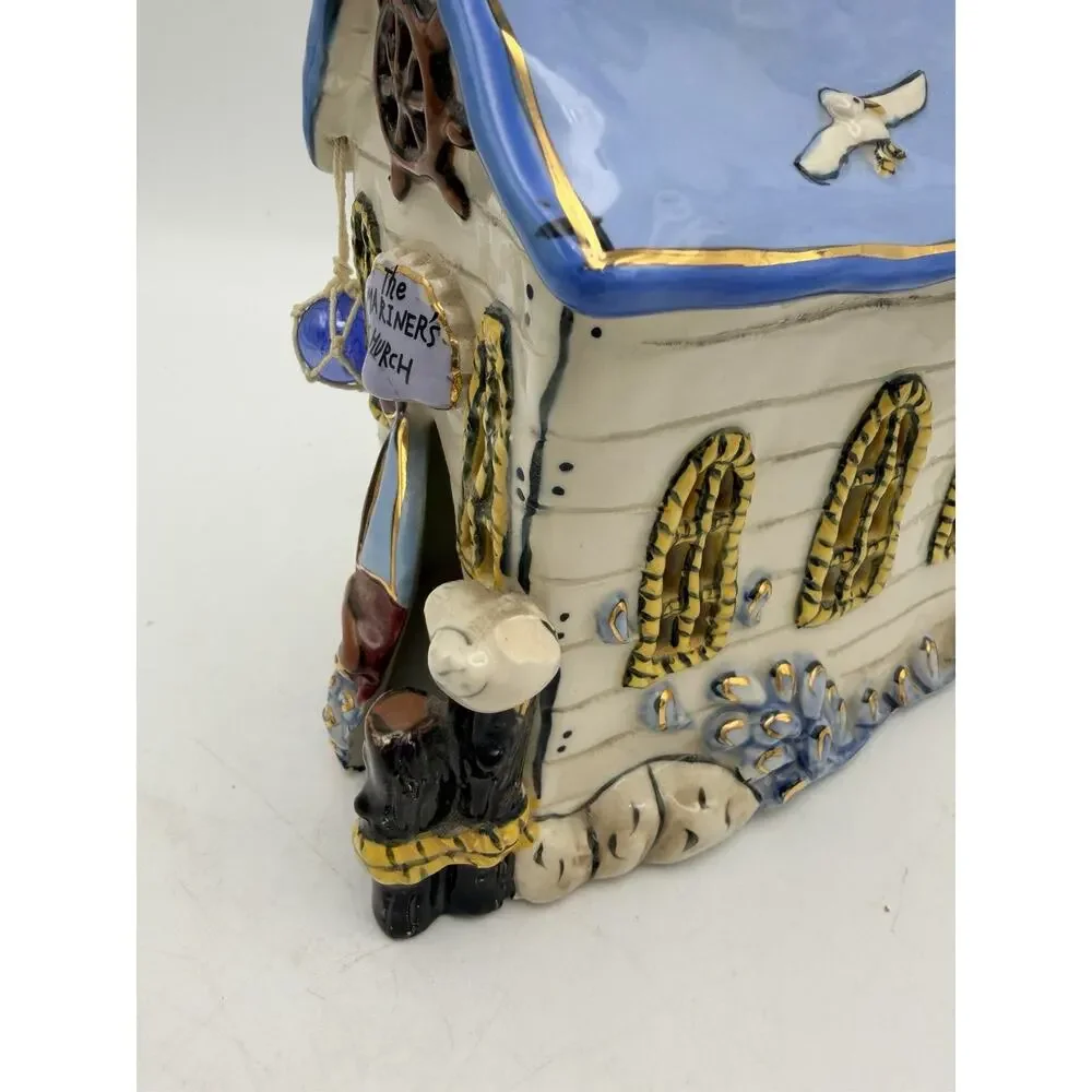 Blue Sky Corp Mariner's Church Heather Goldminc 2003 Ceramic Nautical